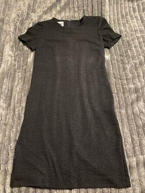 Leslie Fay Dresses Simple Black Short Sleeve Shift Dress